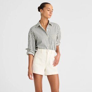 NWT Madewell XS Straight-Hem Shirt
